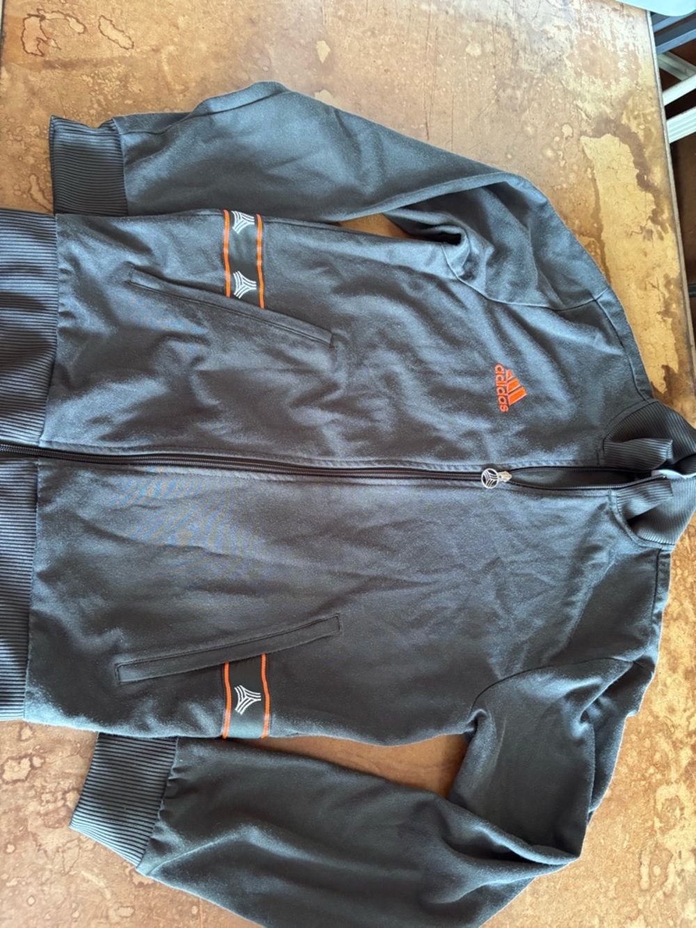 ADIDAS MEN'S TANGO HEAVY CLUB TAPE LABEL TRACK JACKET